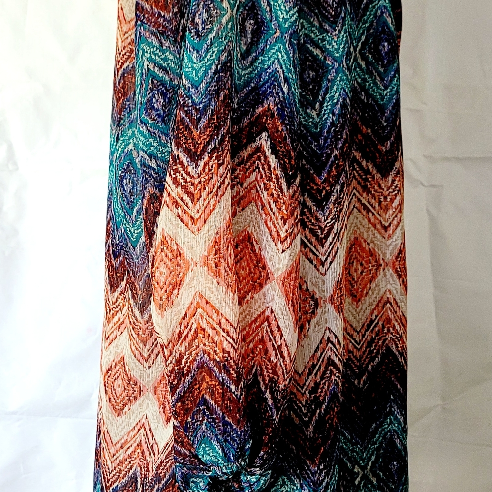 Multicolor Chevron Pattern Women's Top - image 6